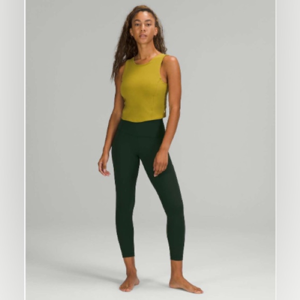 "Lululemon Wunder Under High-Rise Tight 25"*Luxtreme" Rainforest Green size 10